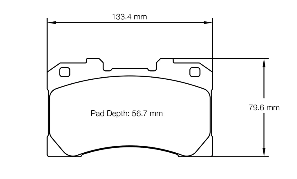Pagid Racing Brake Pads No. 8299 (Front)