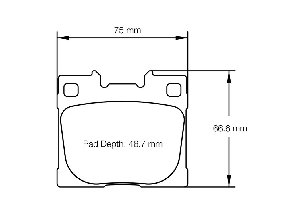 Pagid Racing Brake Pads No. 8300 (Rear)