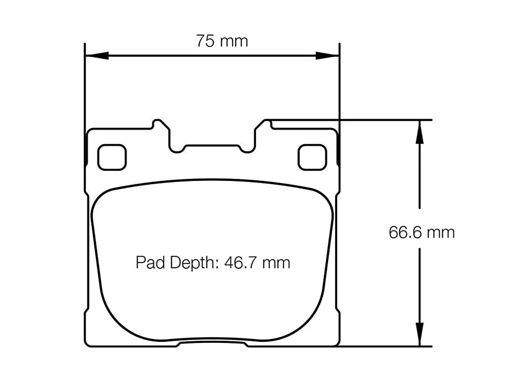 Pagid Racing Brake Pads No. 8300 (Rear) - Image 3