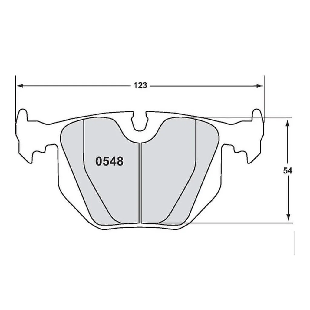 Performance Friction PFC Brake Pads 0548.XX.16.44 (Rear) - Image 2