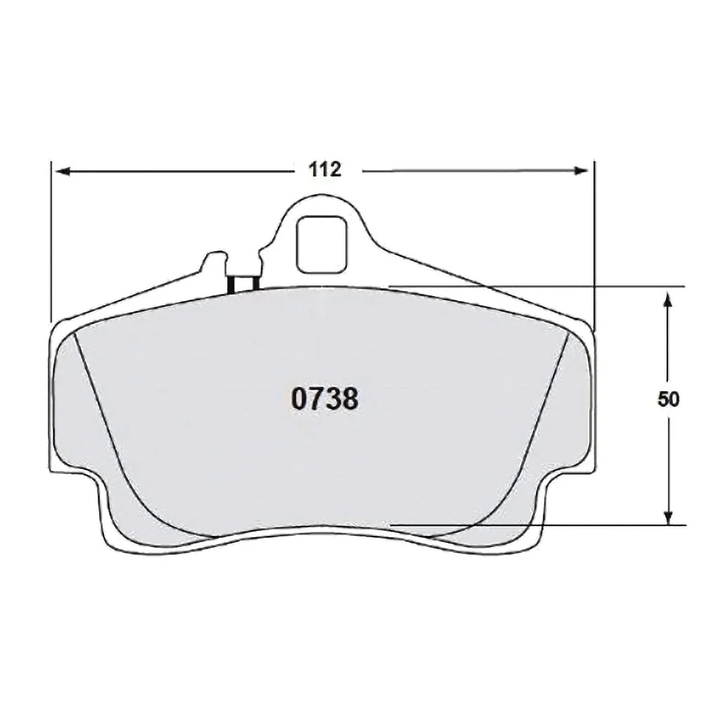 Performance Friction PFC Brake Pads 0738.XX.16.44 | Porsche Rear - Image 2