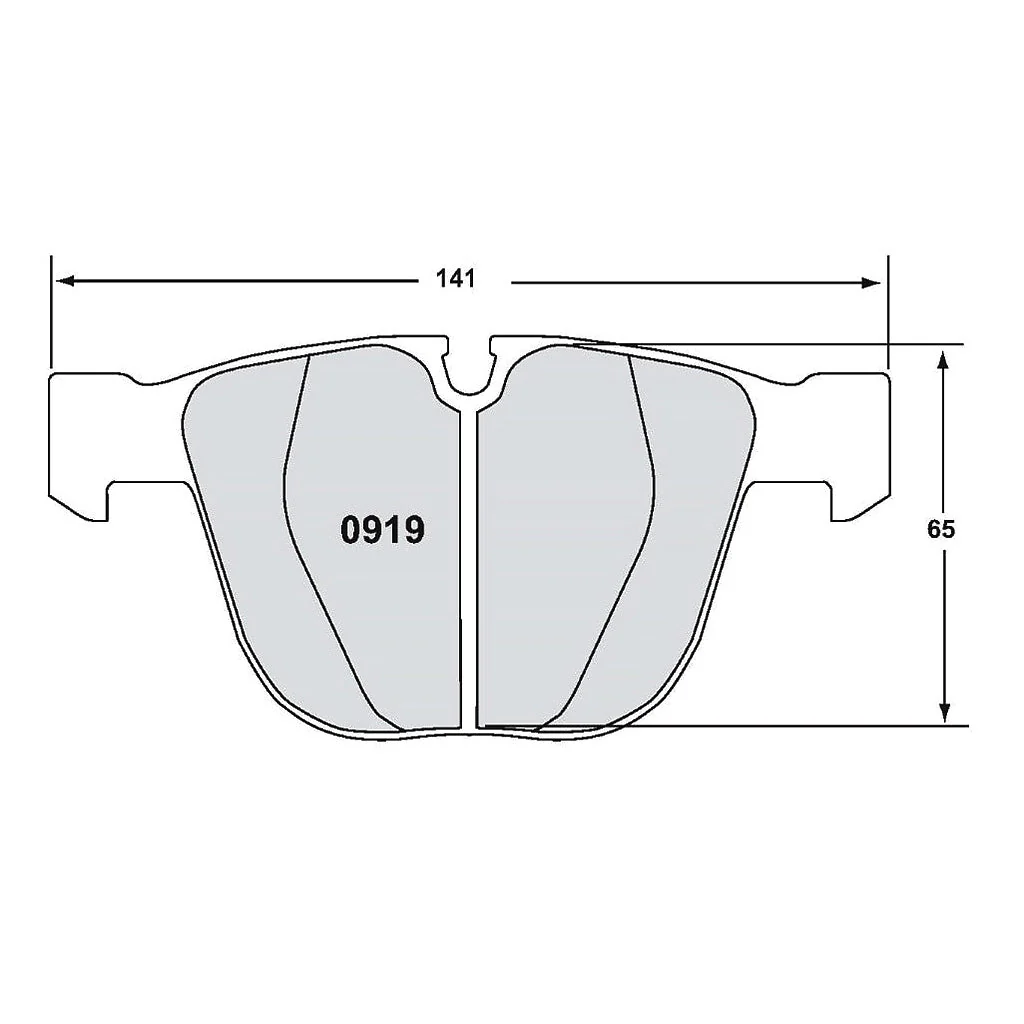 Performance Friction PFC Brake Pads 0919.XX.16.44 (Rear) - Image 2