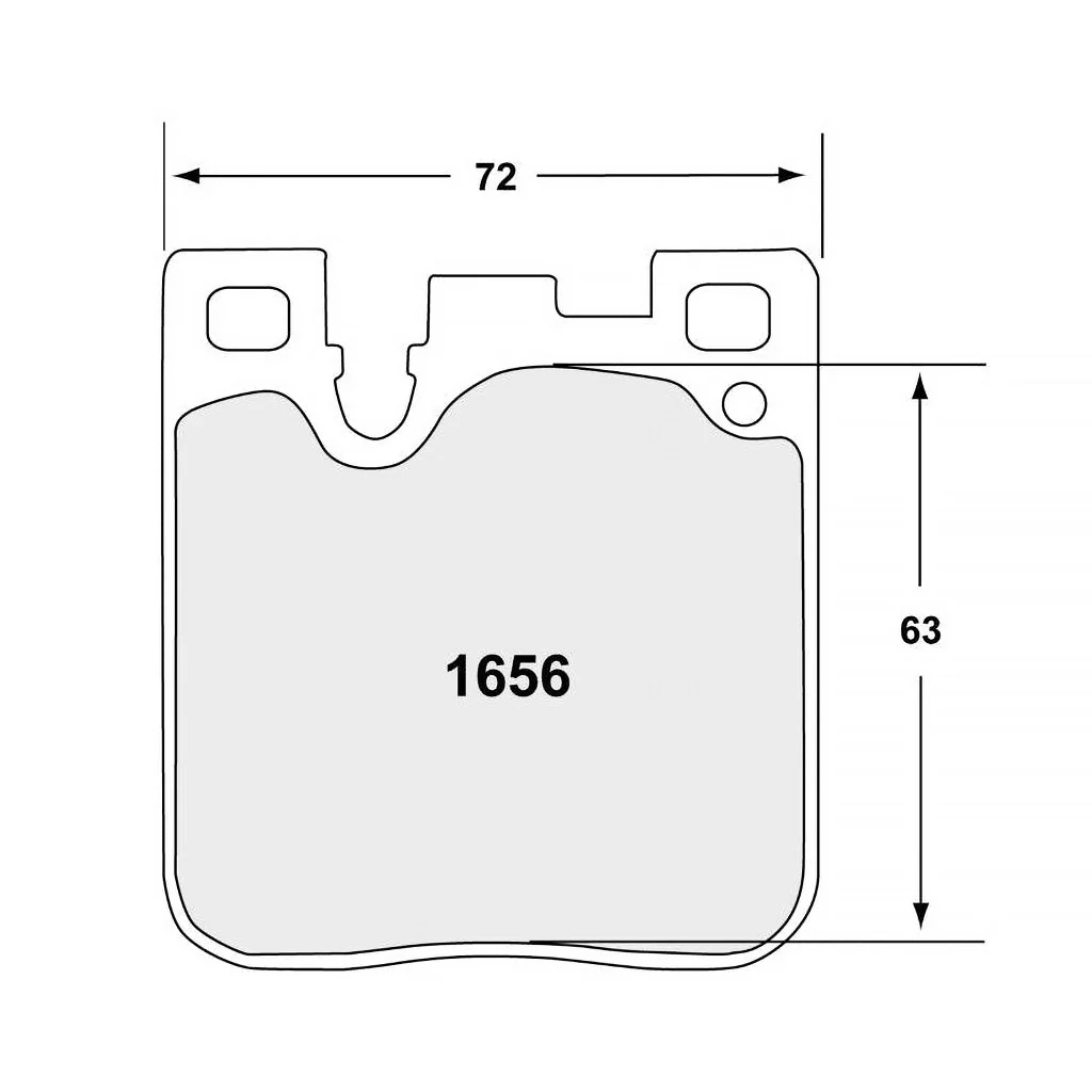 Performance Friction PFC Brake Pads 1656.XX.16.44 (Rear) - Image 2