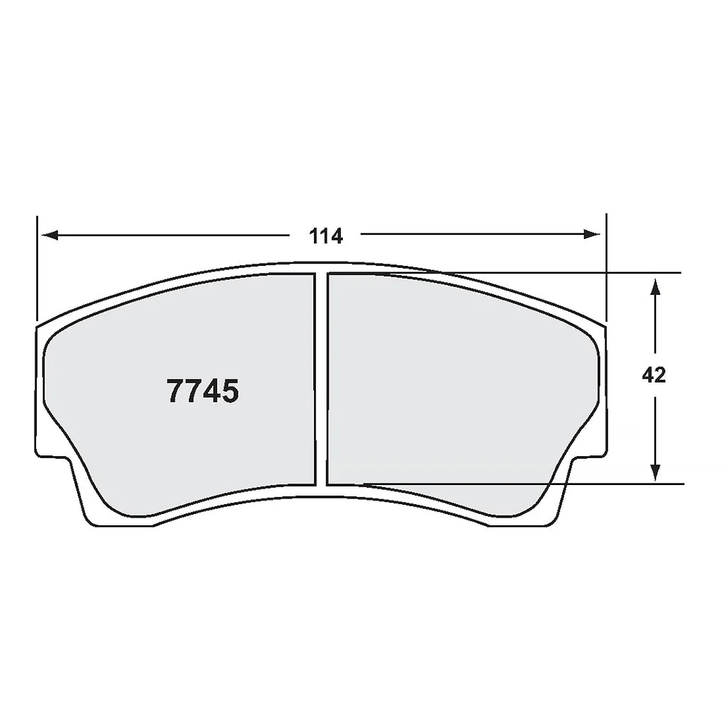 Performance Friction PFC Brake Pads 7745.XX.16.44 - Image 2