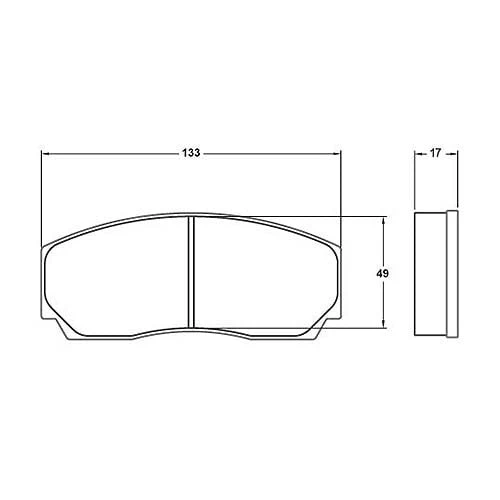 Performance Friction PFC Brake Pads 7767.01.YY.44 (Rear) - Image 2