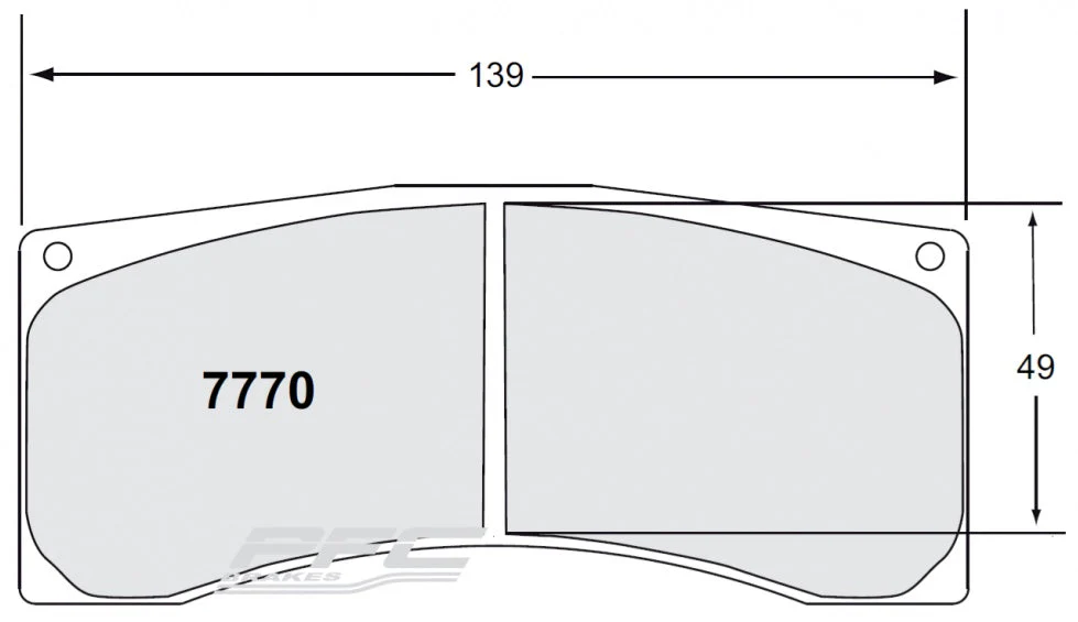 Performance Friction PFC Brake Pads 7770.XX.XX.44 (Rear)