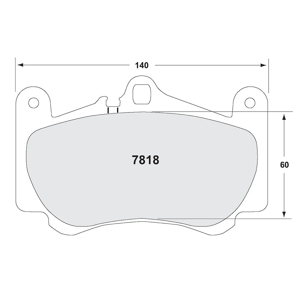 Performance Friction PFC Racing Brake Pads 7818.XX.17.44 - Image 2