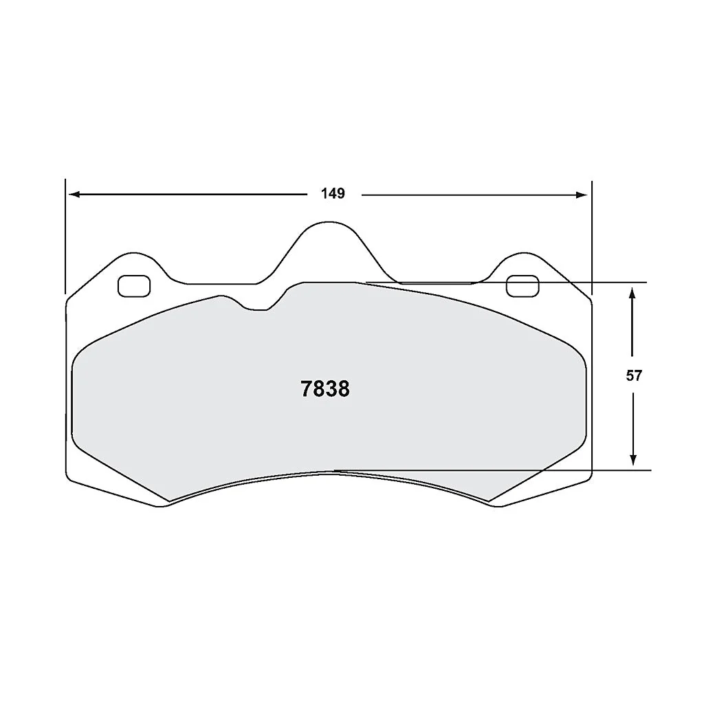 PFC Brake Pads 7838.08.17.44 (Front)