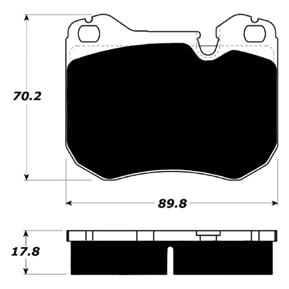 NEW! PMB-C Ceramic Front Pads for Porsche 944 (83-89) - Image 3