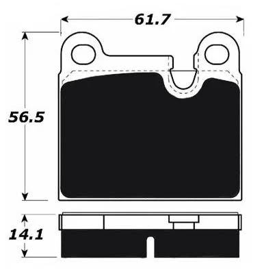 PMB-C Ceramic Pads for Porsche 911 Carrera Rear Calipers (1984-89) - Image 3