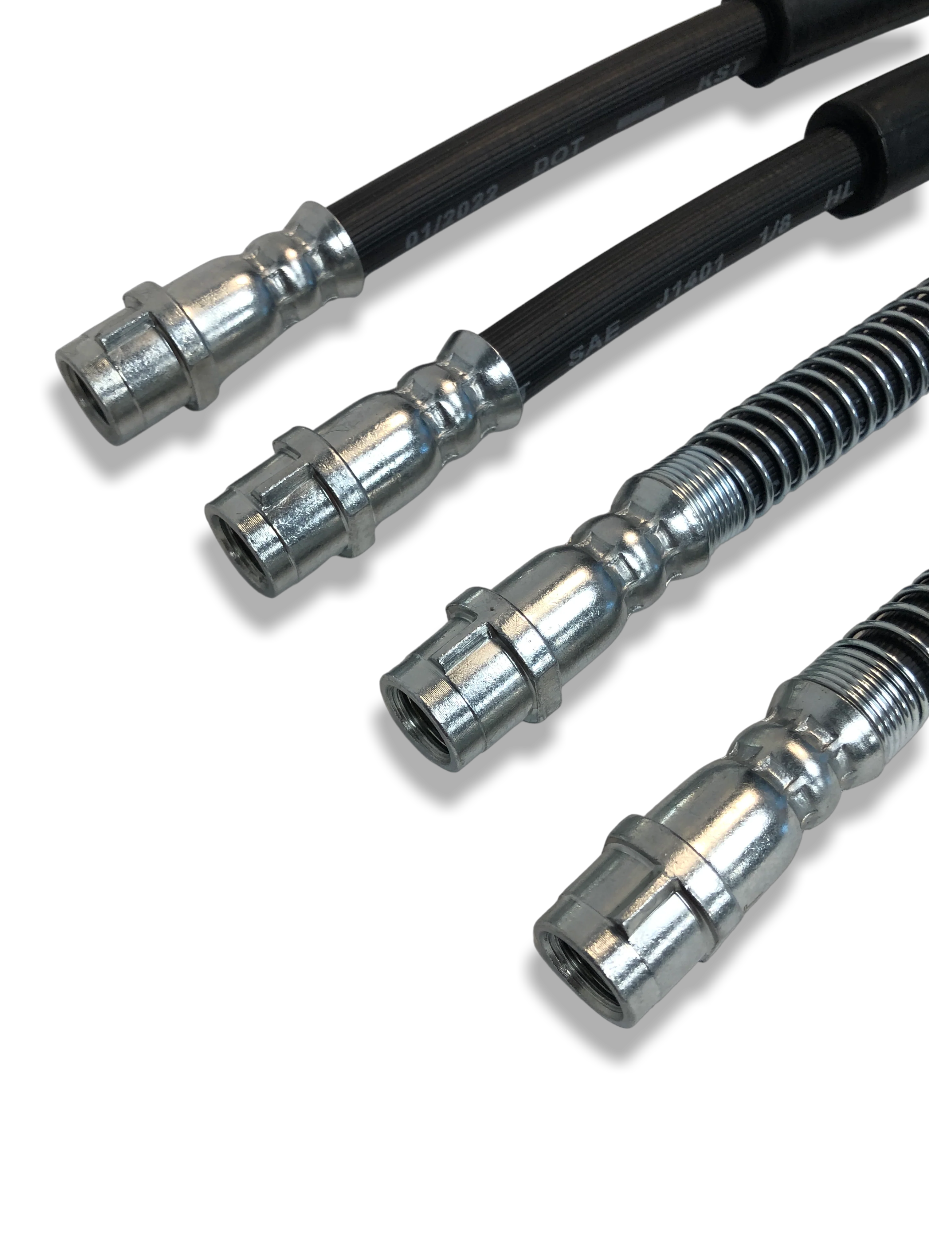 PMB Performance DirectFit Rubber Brake Lines - Set of 4 - 2005-12 Porsche Boxster/Cayman - Image 3