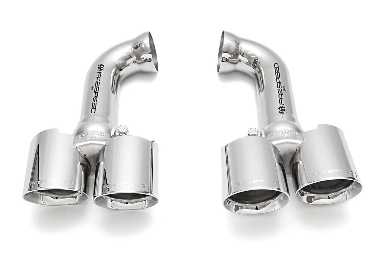 Fabspeed Porsche 958 V6 Deluxe Quad Tips (for PSE) (2011-2014)