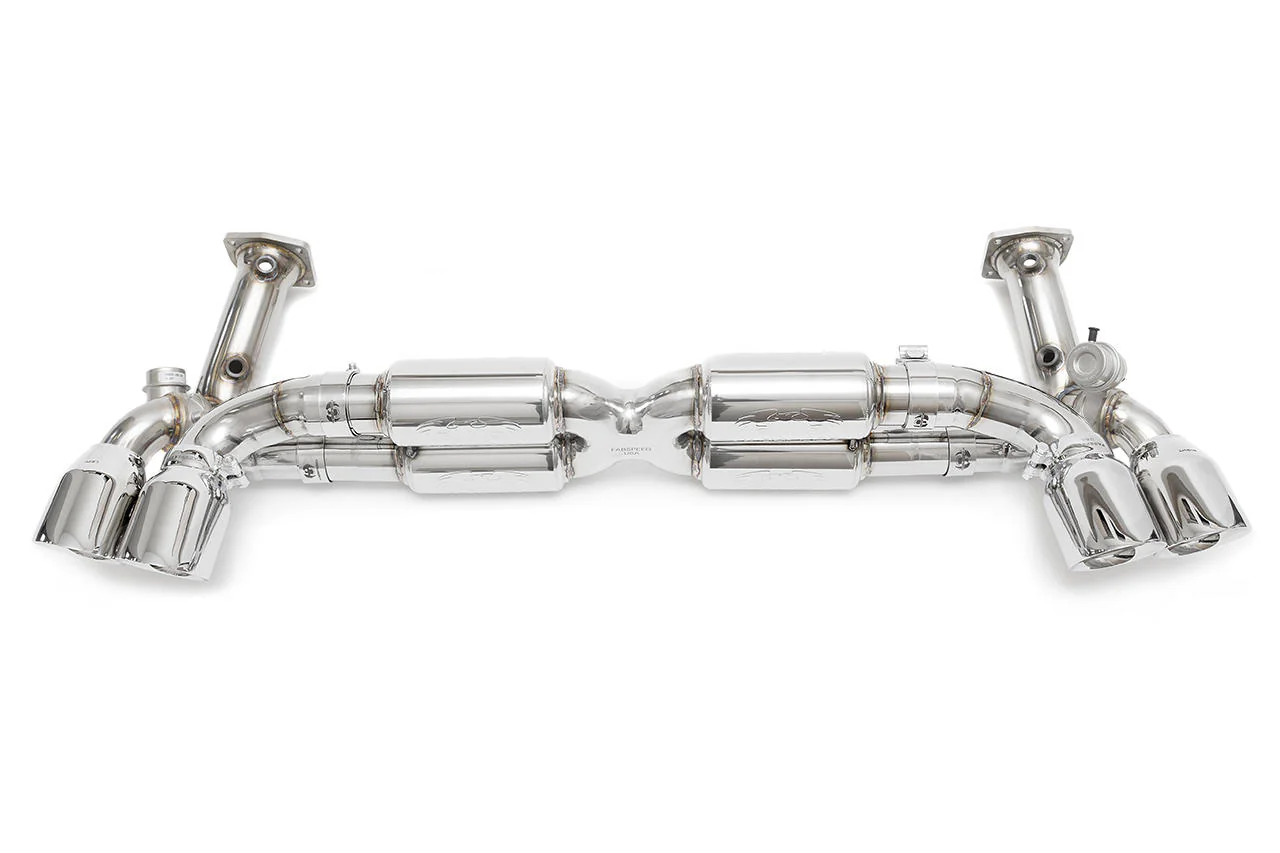 Fabspeed Porsche 991 Turbo / Turbo S Valvetronic Supersport X-Pipe Exhaust System (2013-2016) - Image 3