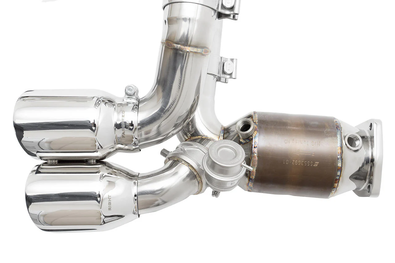 Fabspeed Porsche 991 Turbo / Turbo S Valvetronic Supersport X-Pipe Exhaust System (2013-2016) - Image 5