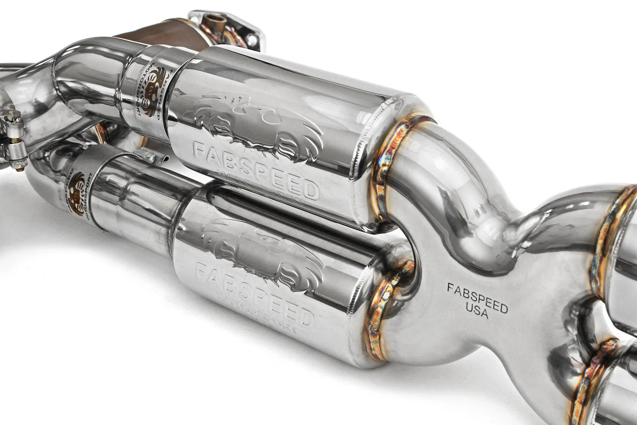 Fabspeed Porsche 991 Turbo / Turbo S Valvetronic Supersport X-Pipe Exhaust System (2013-2016) - Image 7
