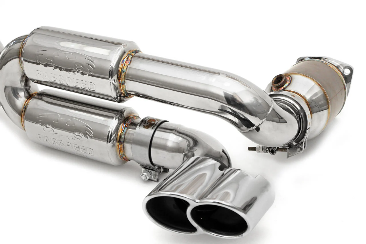 Fabspeed Porsche 996 GT2 70mm Supersport X- Pipe Exhaust System (2001-2005) - Image 2