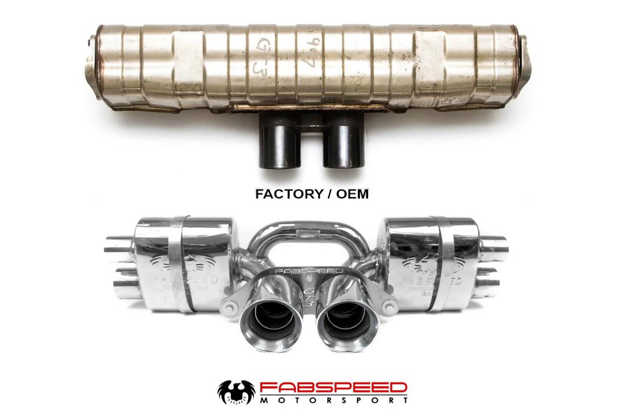 Fabspeed Porsche 997.2 GT3 / GT3 RS Center Mini Maxflo Performance Exhaust System (2010-2011) - Image 2