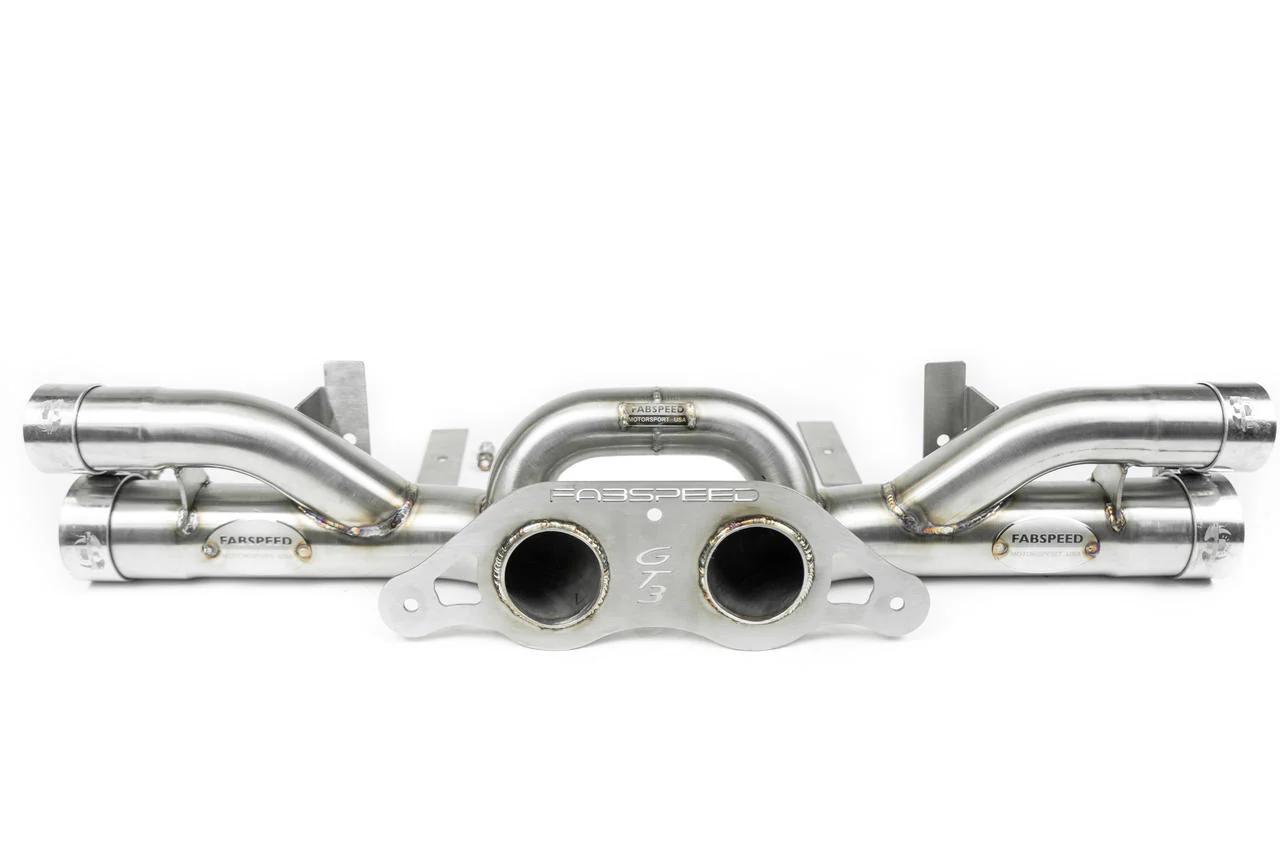Fabspeed Porsche 997.2 GT3 / GT3 RS Center Muffler Bypass Pipe (2010-2011) - Image 2
