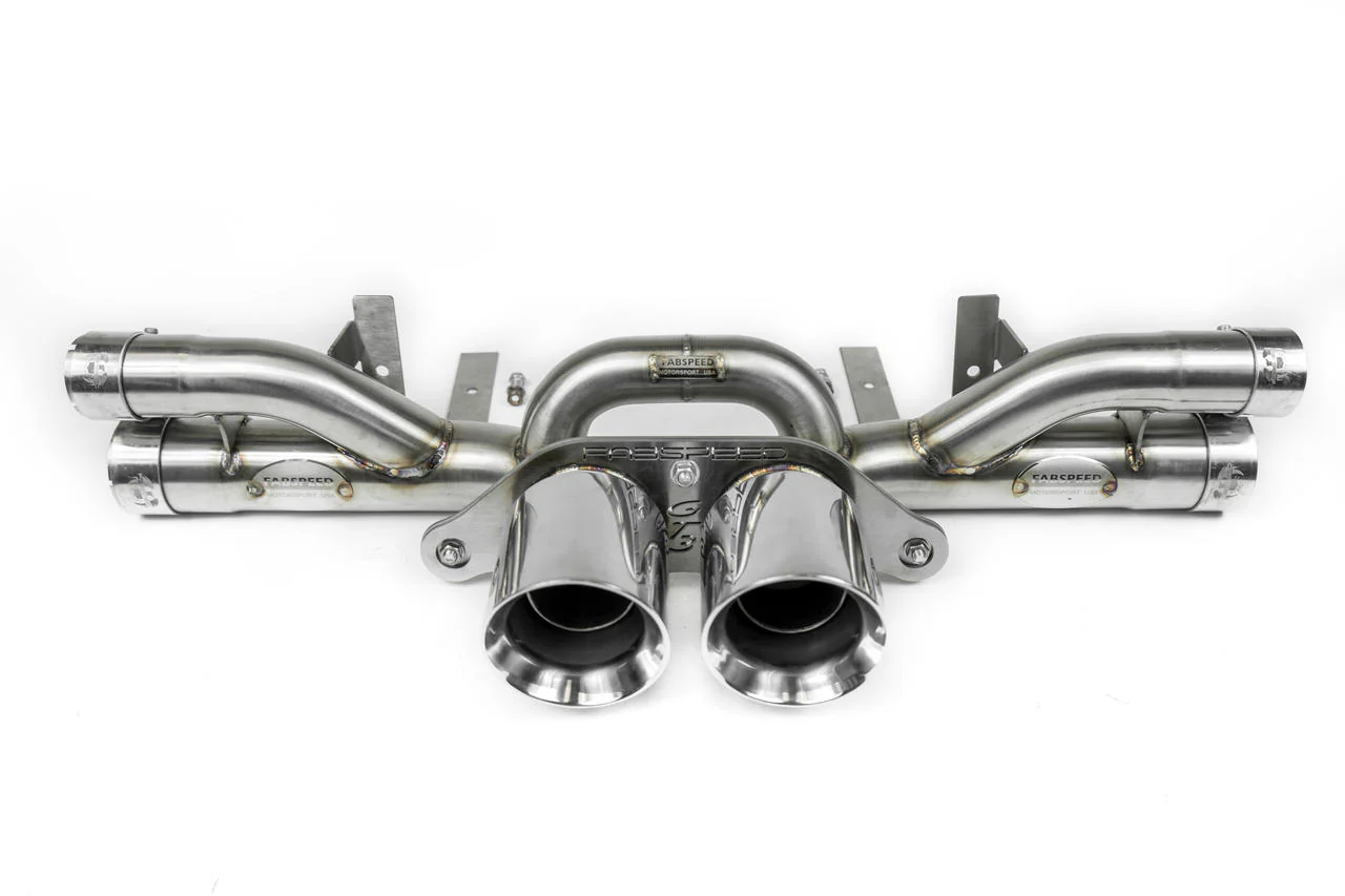 Fabspeed Porsche 997.2 GT3 / GT3 RS Center Muffler Bypass Pipe (2010-2011) - Image 6