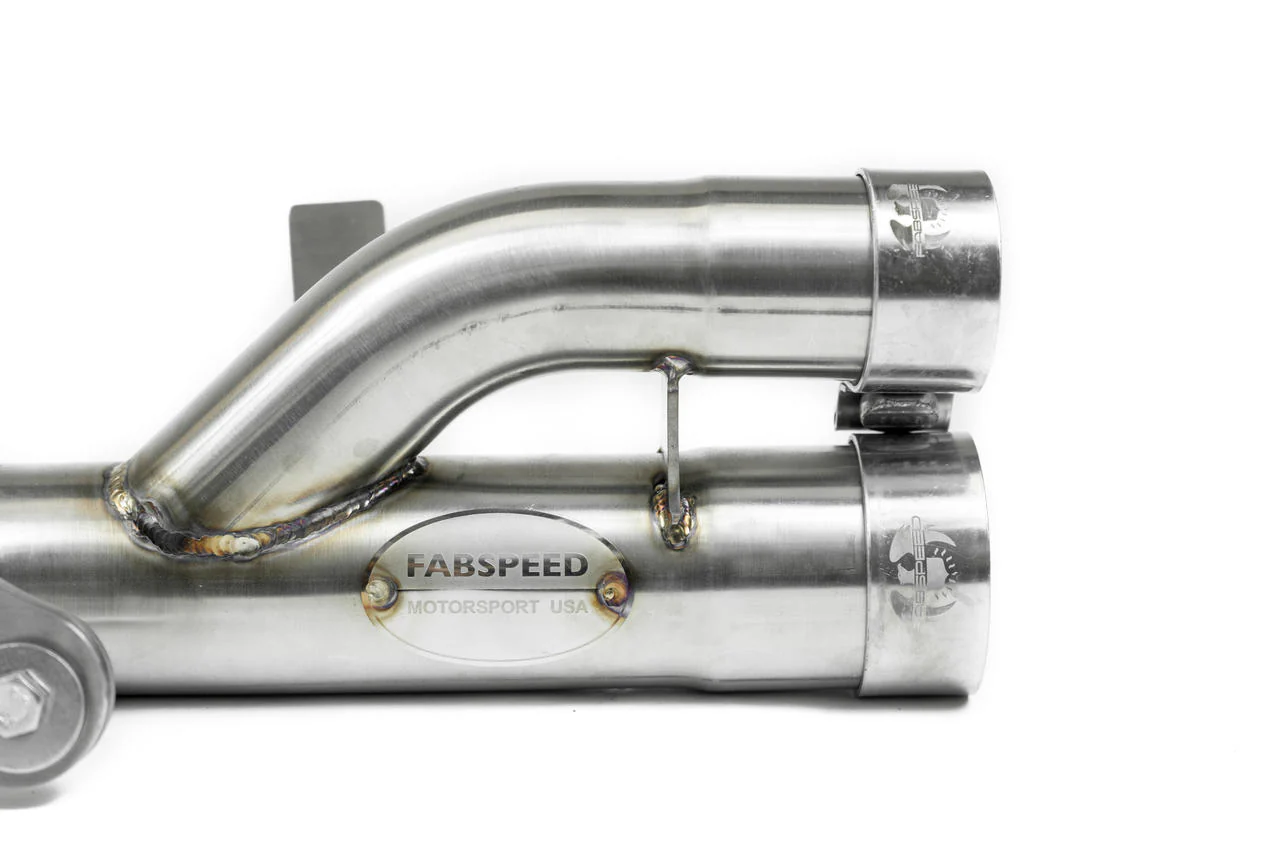 Fabspeed Porsche 997.2 GT3 / GT3 RS Center Muffler Bypass Pipe (2010-2011) - Image 8