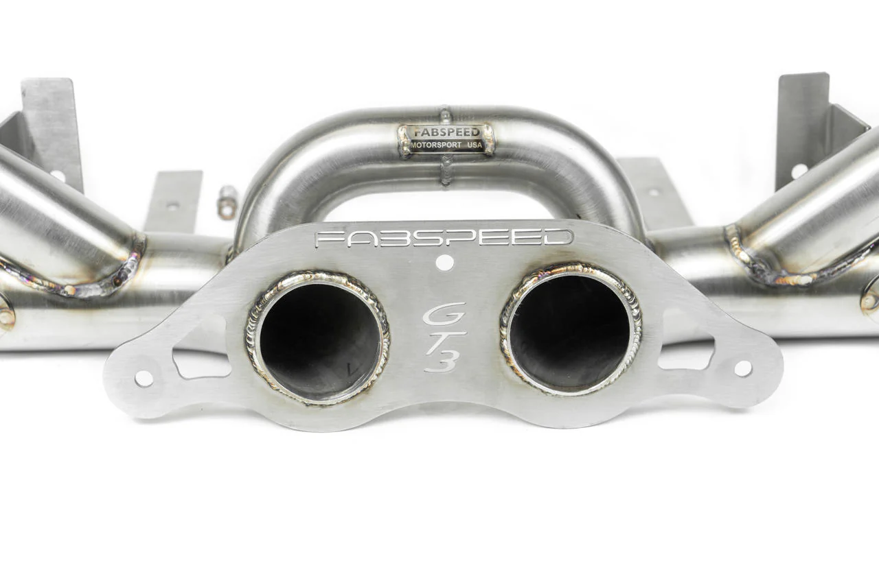 Fabspeed Porsche 997.2 GT3 / GT3 RS Center Muffler Bypass Pipe (2010-2011) - Image 9