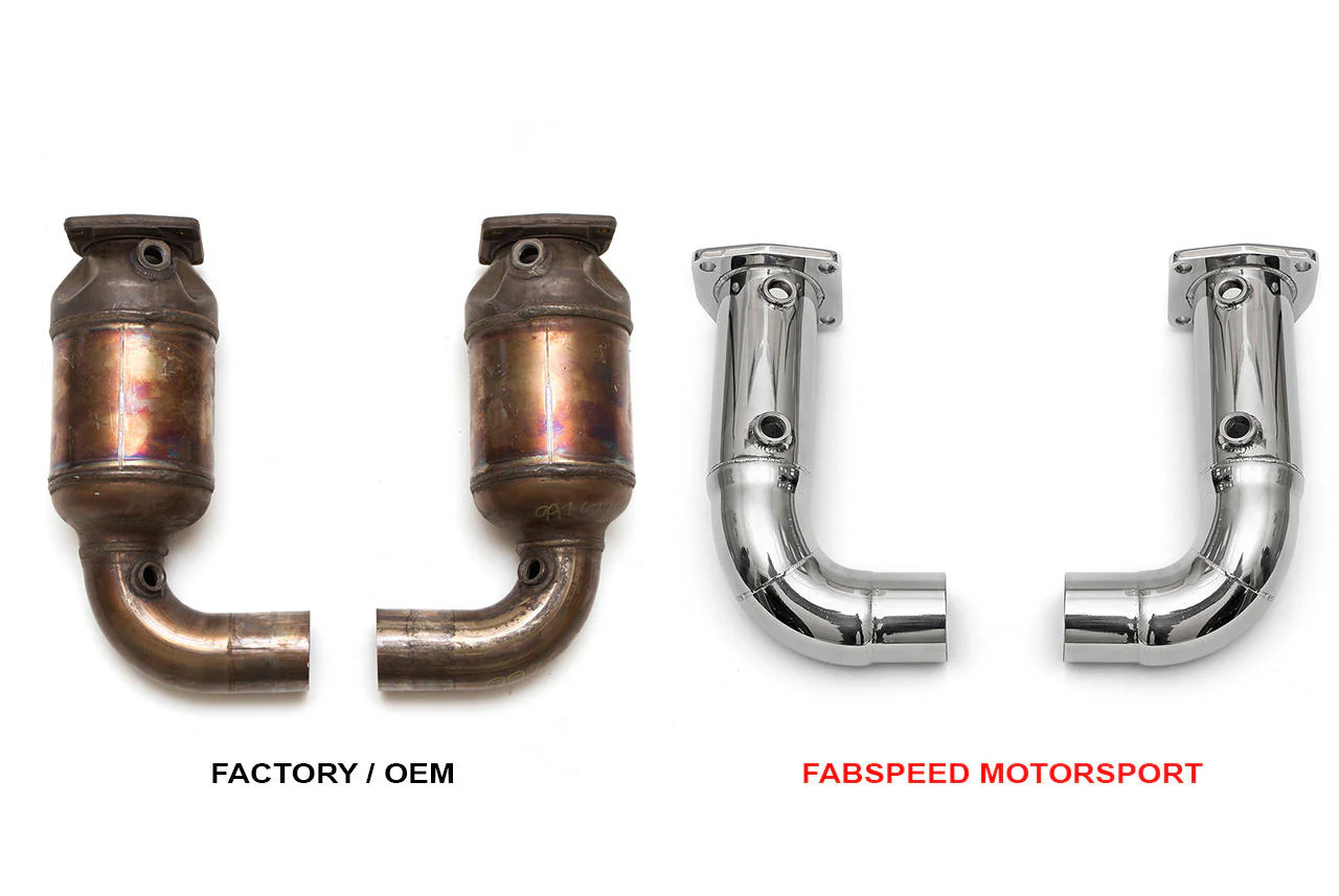 Fabspeed Porsche 997 GT2 link comp. Pipes (2008-2009) - Image 3