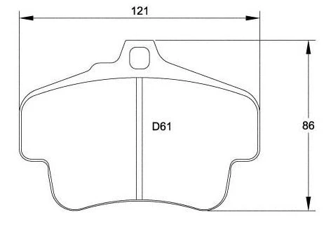 Race Technologies RS45 Brake Pad 2282.17.RS45 - Image 2