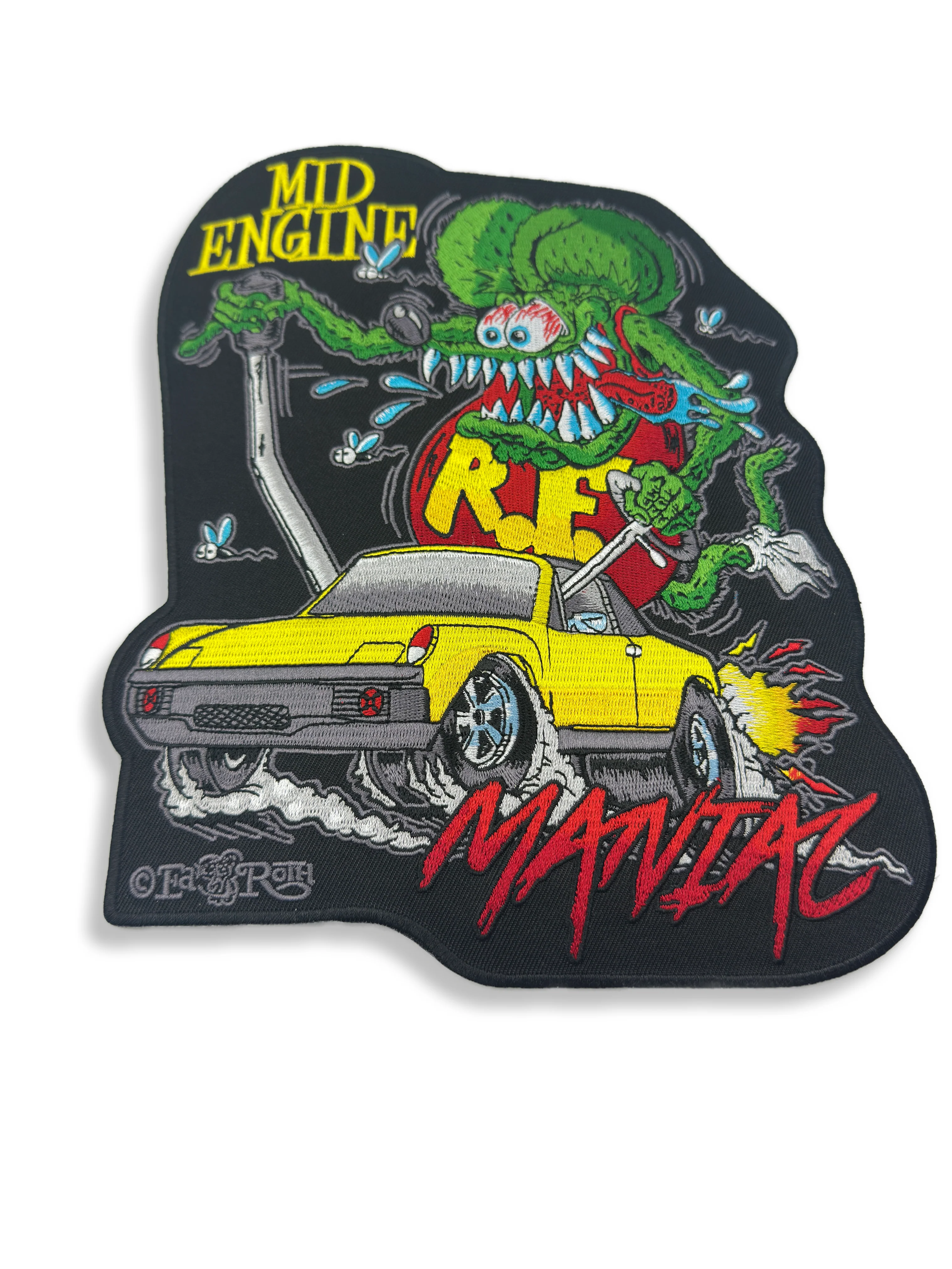 Rat Fink Porsche 914 Mid-Engine Maniac Retro Patch