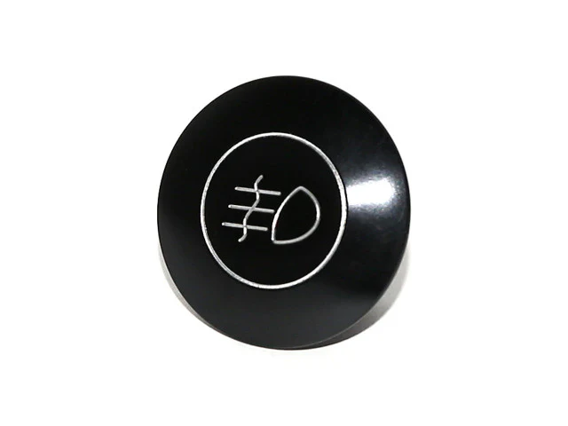 Rennline Billet Dash Knobs - Rear Fog Light - for Porsche 911, 912, and 914 (1974-89)