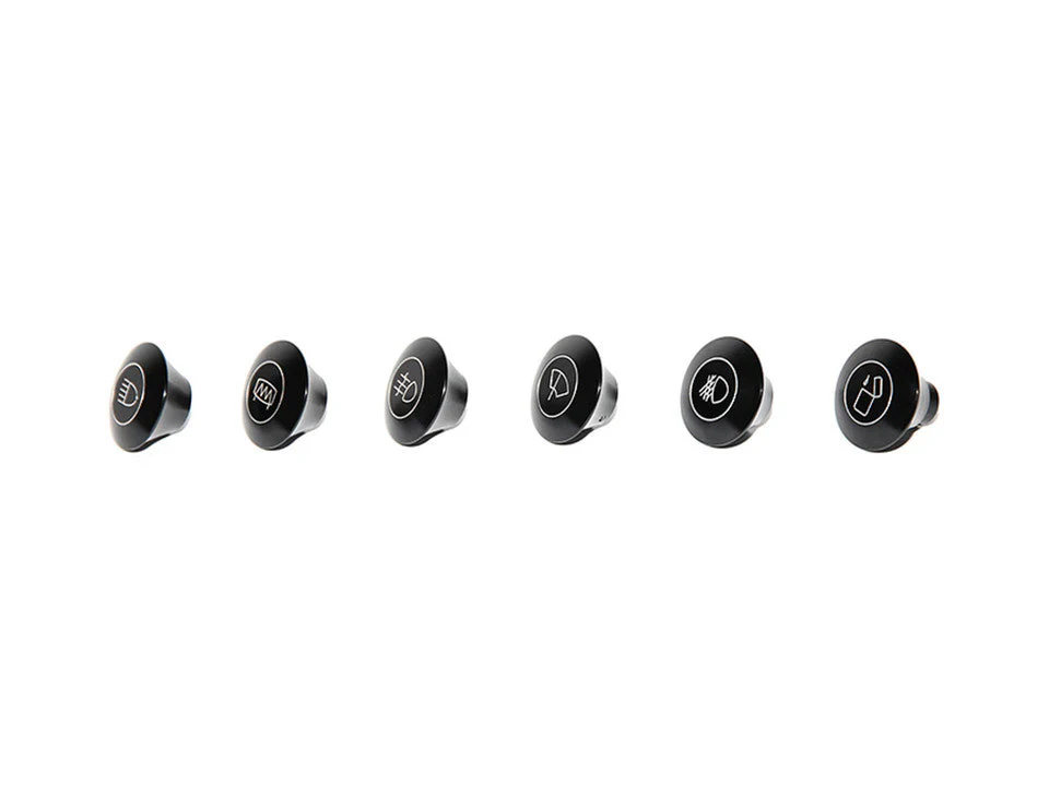Rennline Billet Dash Knobs - Rear Fog Light - for Porsche 911, 912, and 914 (1974-89) - Image 2