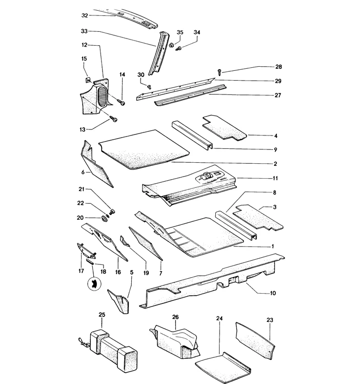 Right Door Speaker Cover for Porsche 914 (1970-76) - Image 2