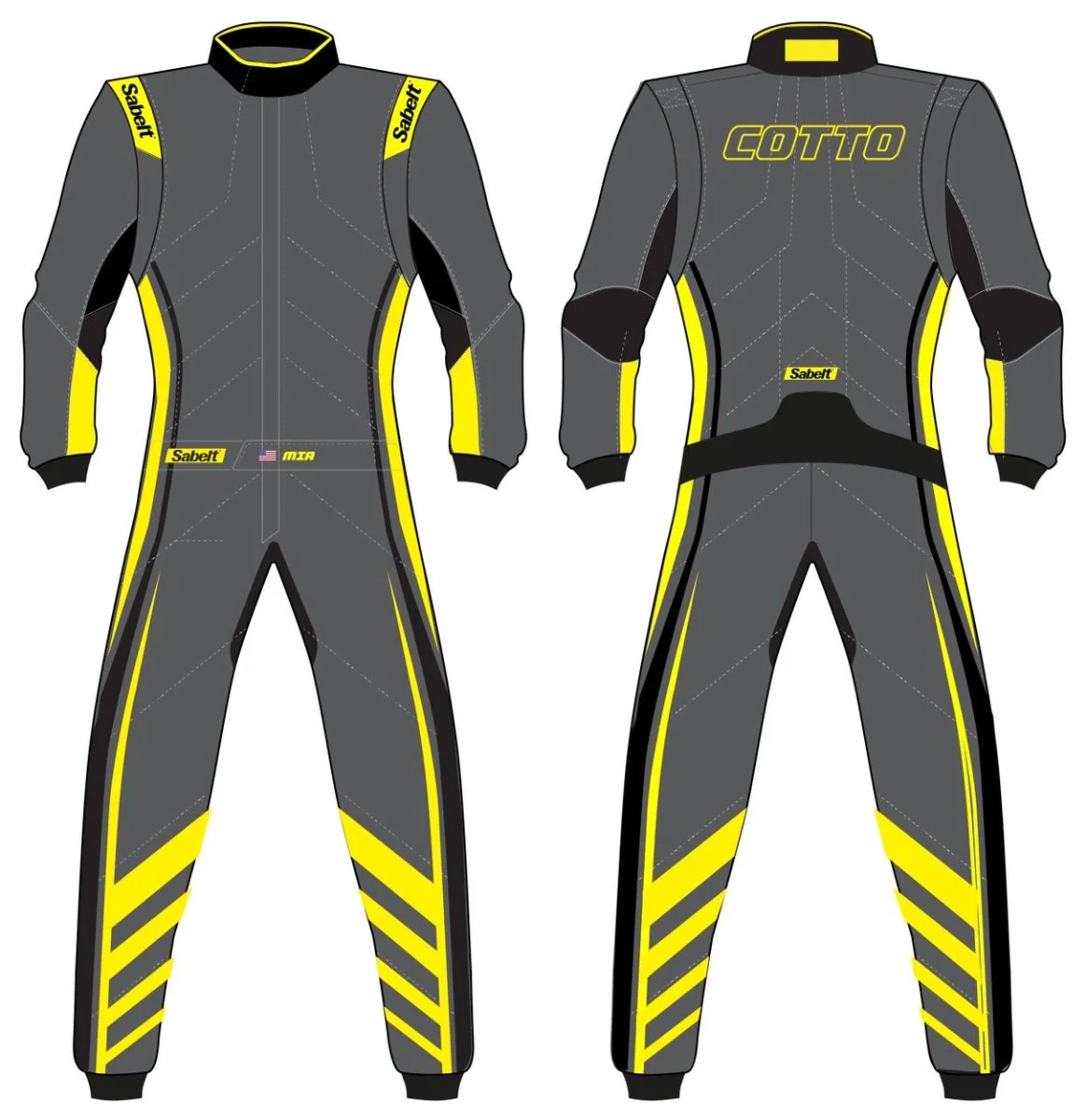 Sabelt Custom Superlight TS-10 Driver Race Suit - Image 7