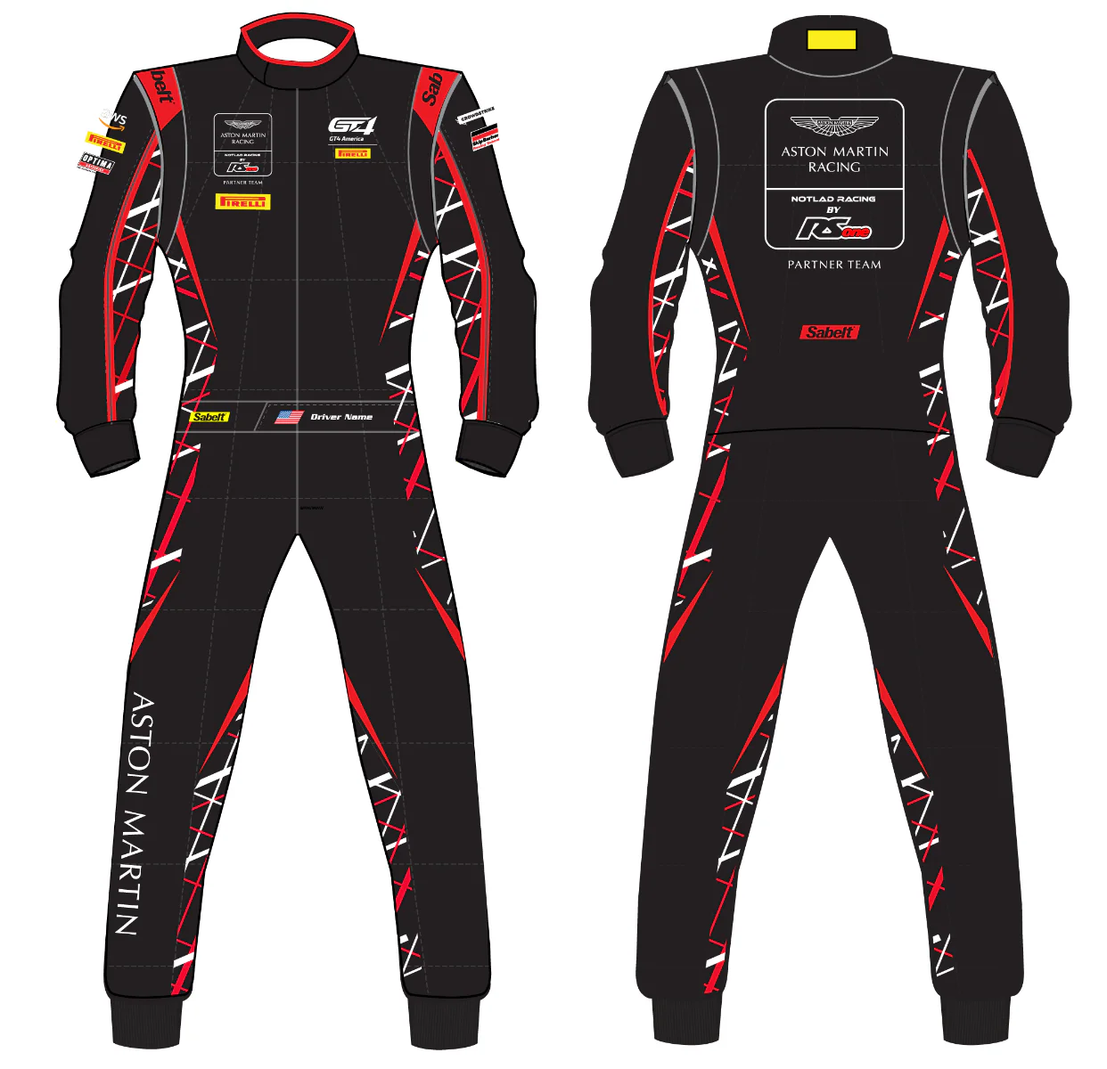 Sabelt Custom Superlight TS-10 Driver Race Suit - Image 9