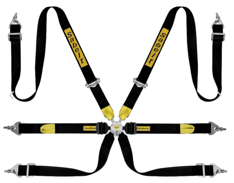 Sabelt Silver Series Enduro 6 Point Racing Harness - Image 2