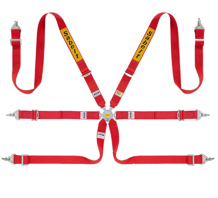 Sabelt Steel Series 2" Rally 6 Point Harness - Image 2