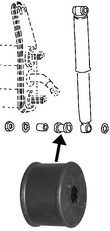 SHOCK ABSORBER BUSHING T-I
