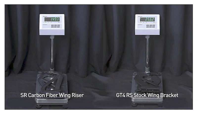 SilverRocket Dry Carbon 3" Wing Risers | Porsche GT4 RS - Image 13