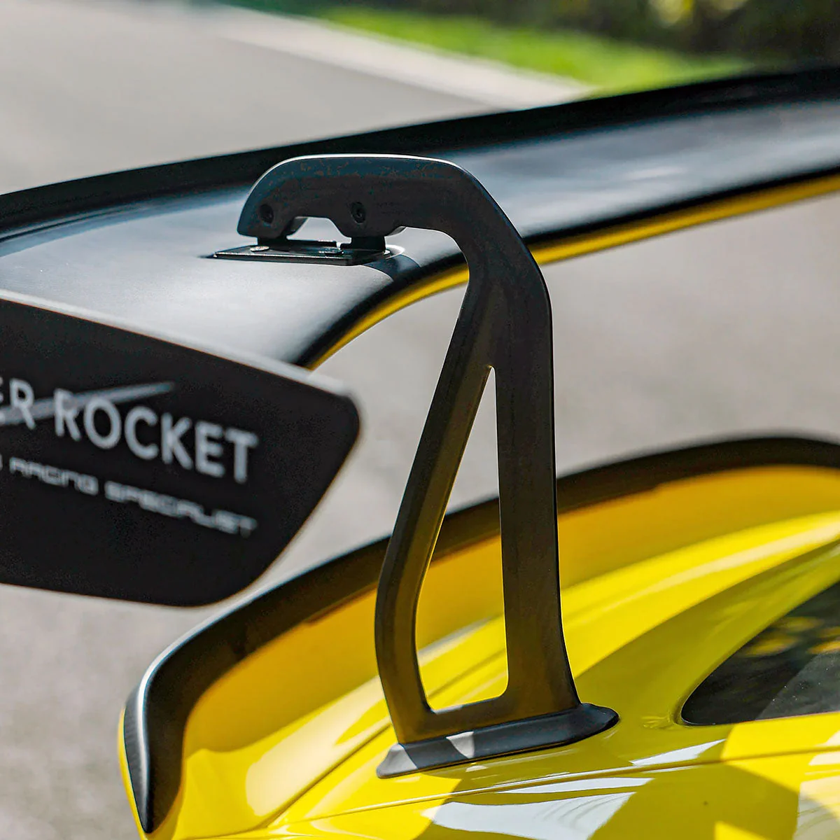 SilverRocket Dry Carbon 3" Wing Risers | Porsche GT4 RS - Image 5