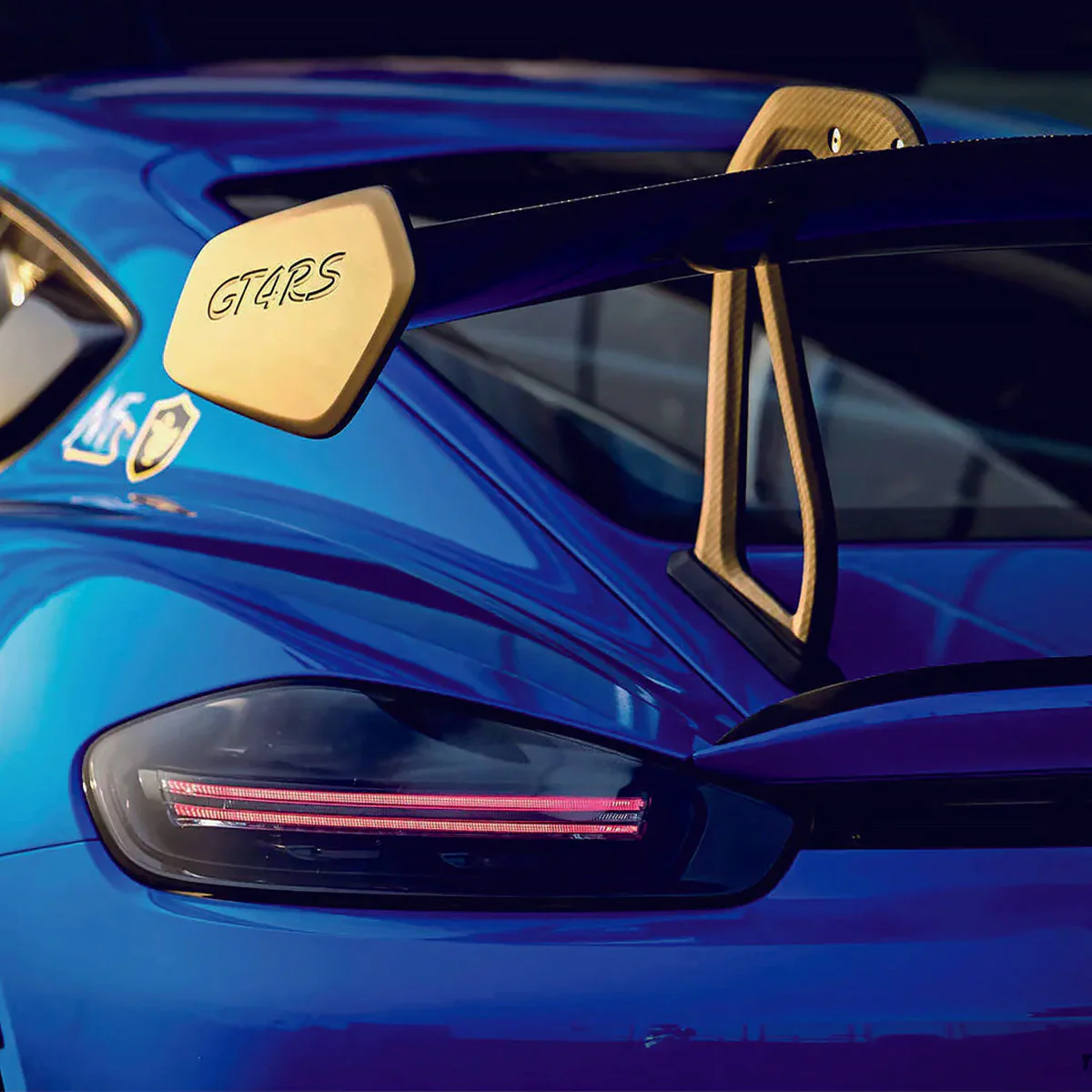 SilverRocket Dry Carbon 3" Wing Risers | Porsche GT4 RS - Image 8