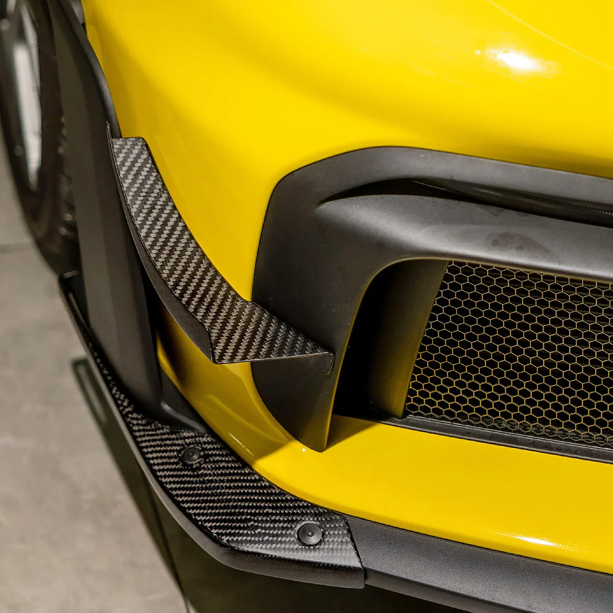 SilverRocket Dry Carbon Fiber Clubsport Dive Plane & Lower Side Spoiler Pack