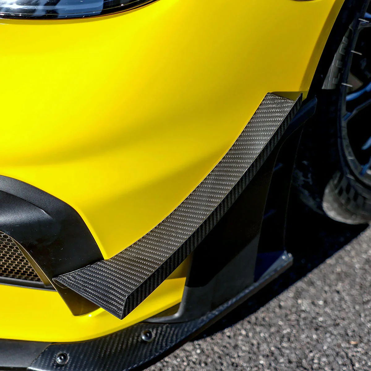 SilverRocket Dry Carbon Fiber Pro Dive Planes | Porsche 718 GT4 RS - Image 10