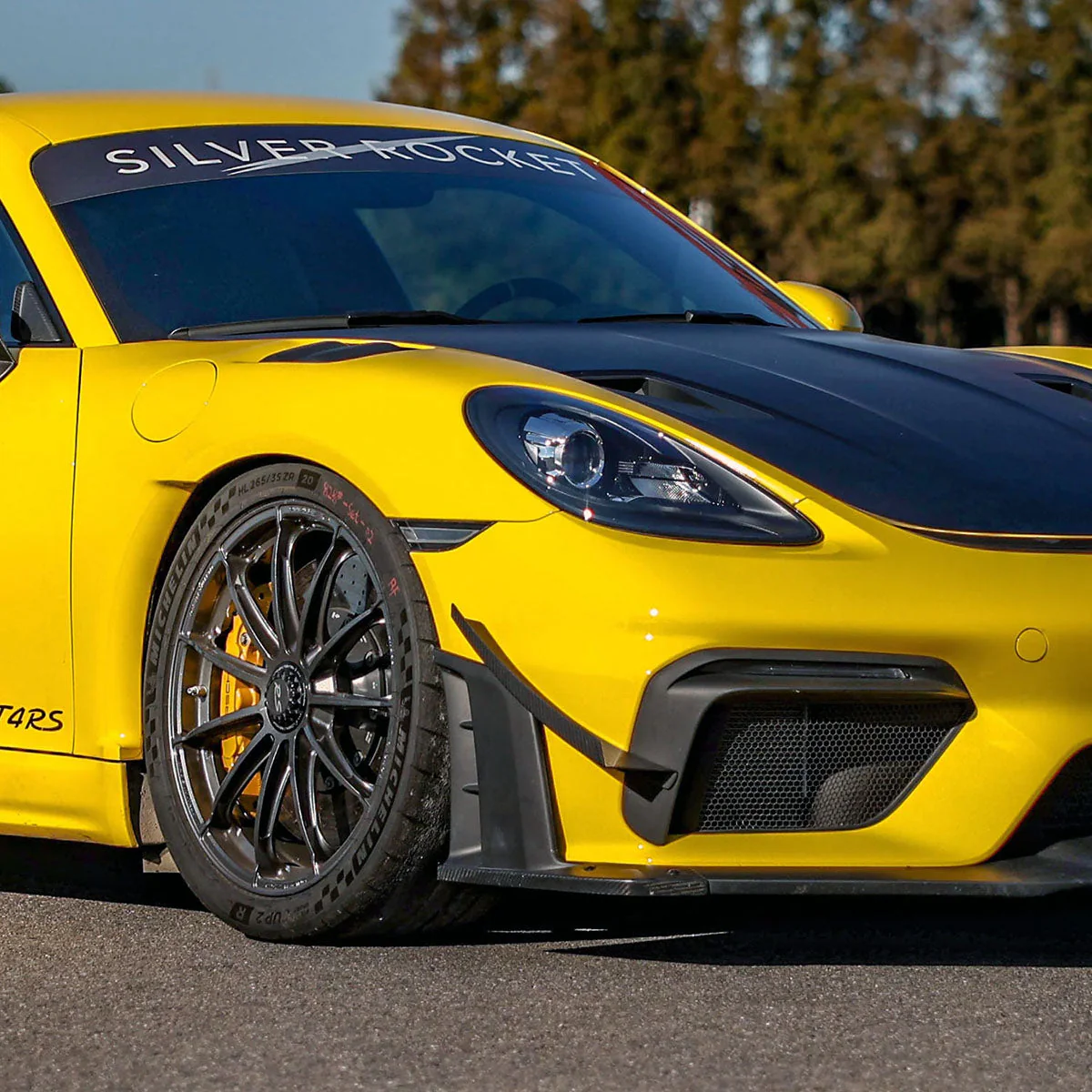 SilverRocket Dry Carbon Fiber Pro Dive Planes | Porsche 718 GT4 RS - Image 11