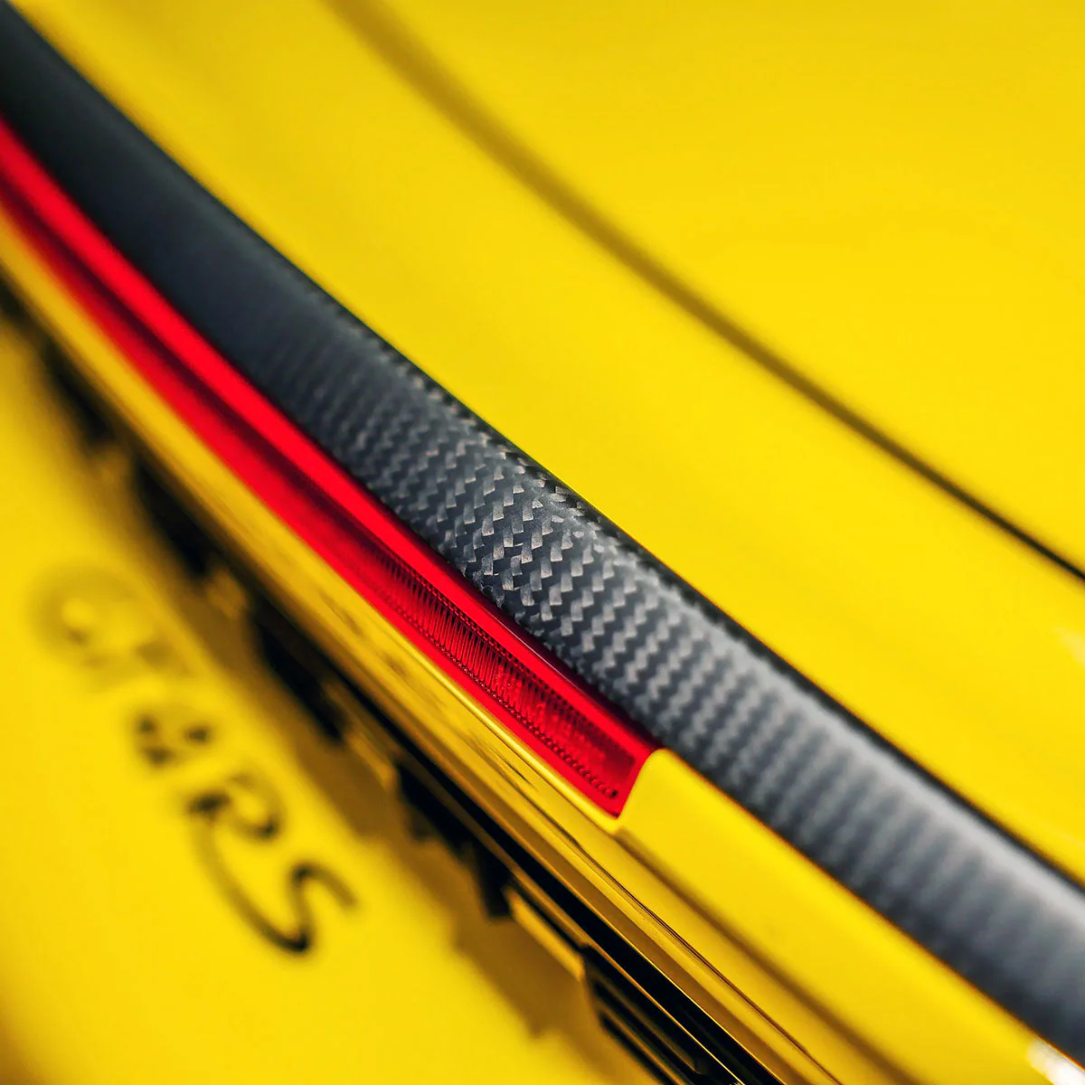 SilverRocket Dry Carbon Fiber Rear Ducktail Gurney Flap | Porsche GT4 RS - Image 3