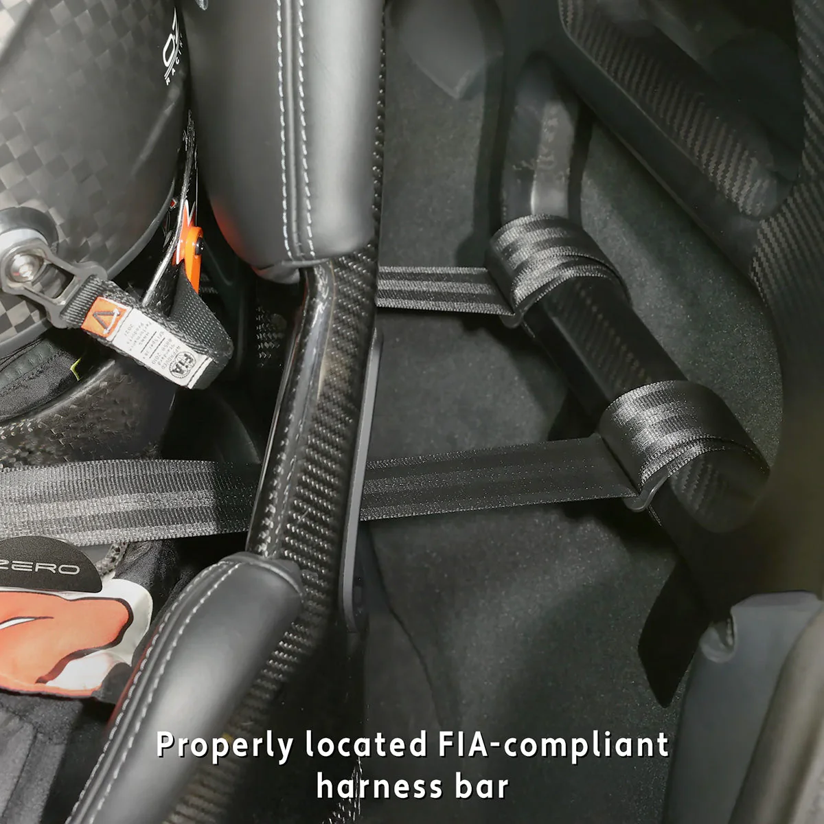SilverRocket Dry Carbon Fiber Roll Bar for Porsche Cayman 718/981 | FIA Certified - Image 7