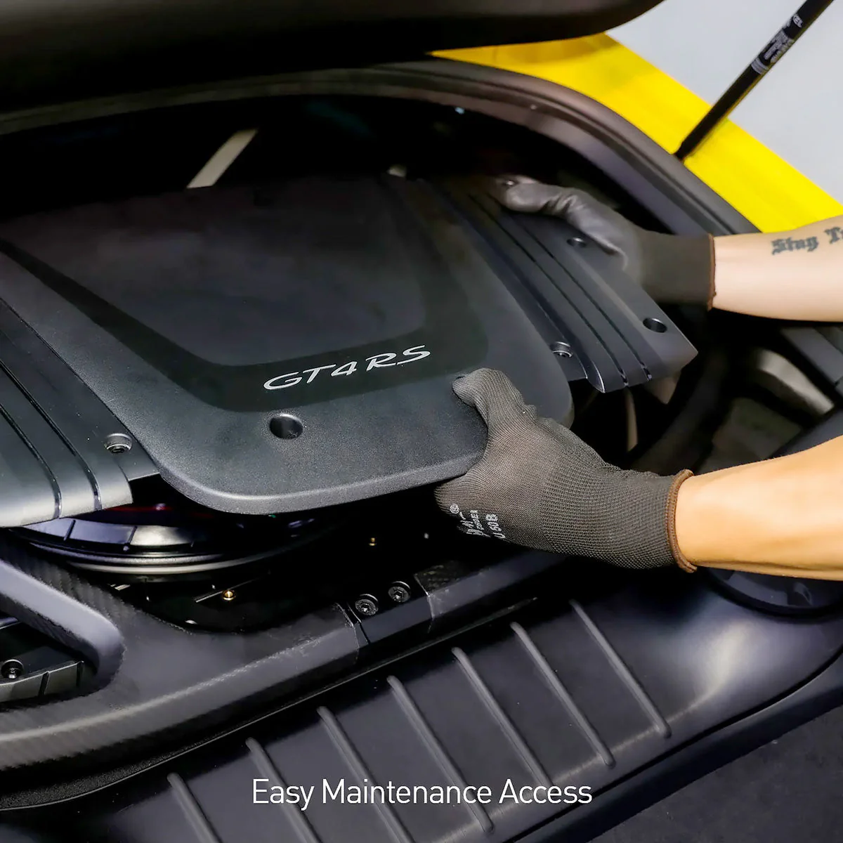 SilverRocket Dry Carbon Fiber Roll Bar for Porsche Cayman 718/981 | FIA Certified - Image 9