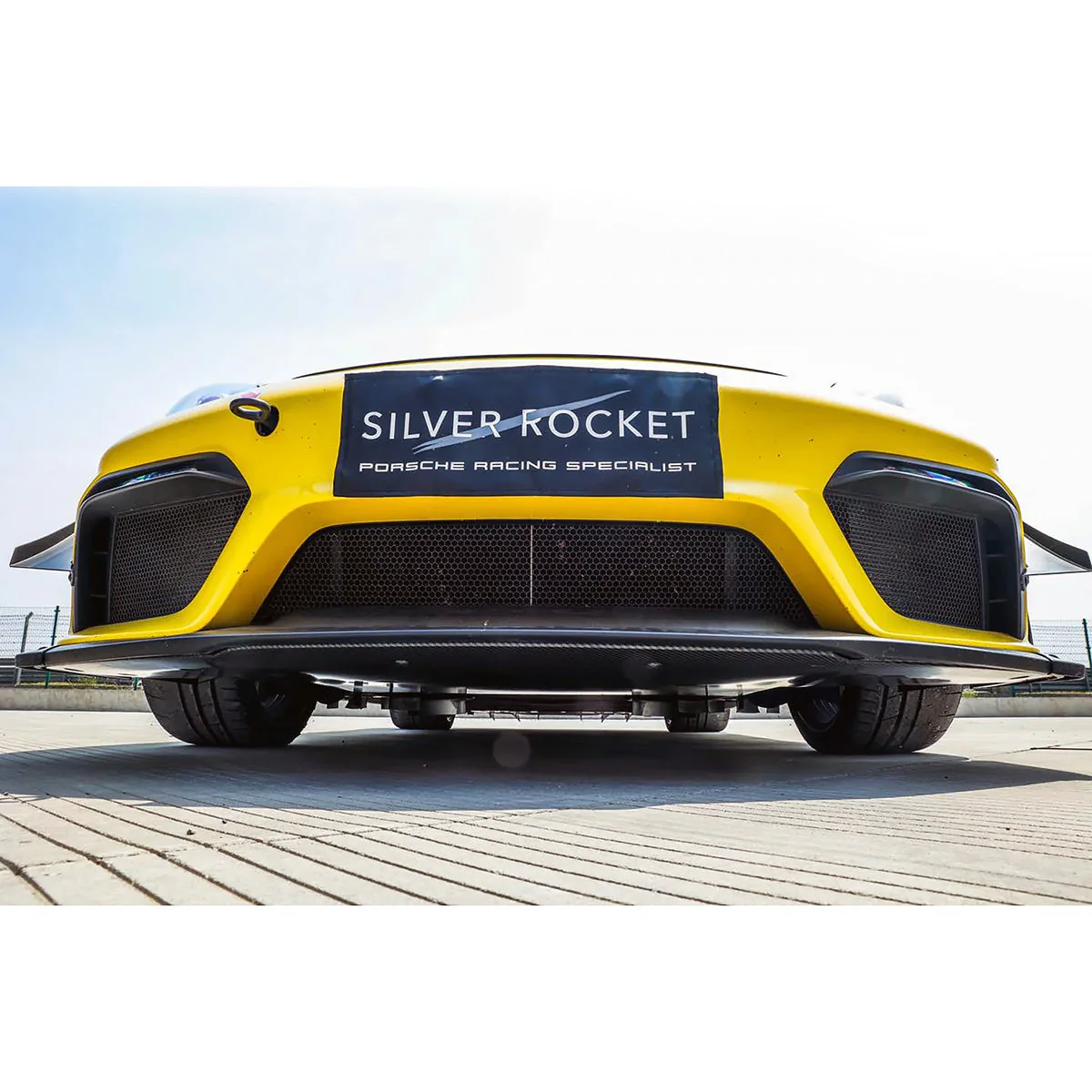 SilverRocket Front Dry Carbon Aeroshield Splitter | Porsche GT4 RS - Image 7