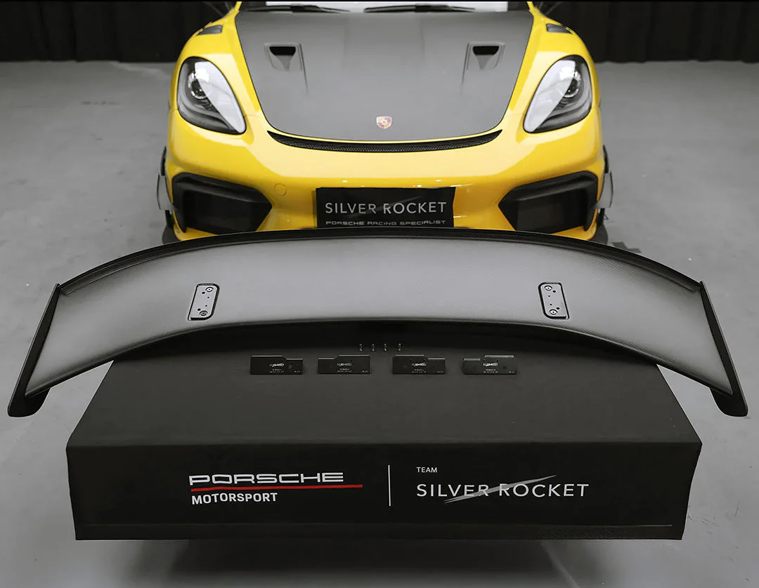 SilverRocket GT4 Clubsport Flex Carbon Swan Neck Wing V2 - Image 6