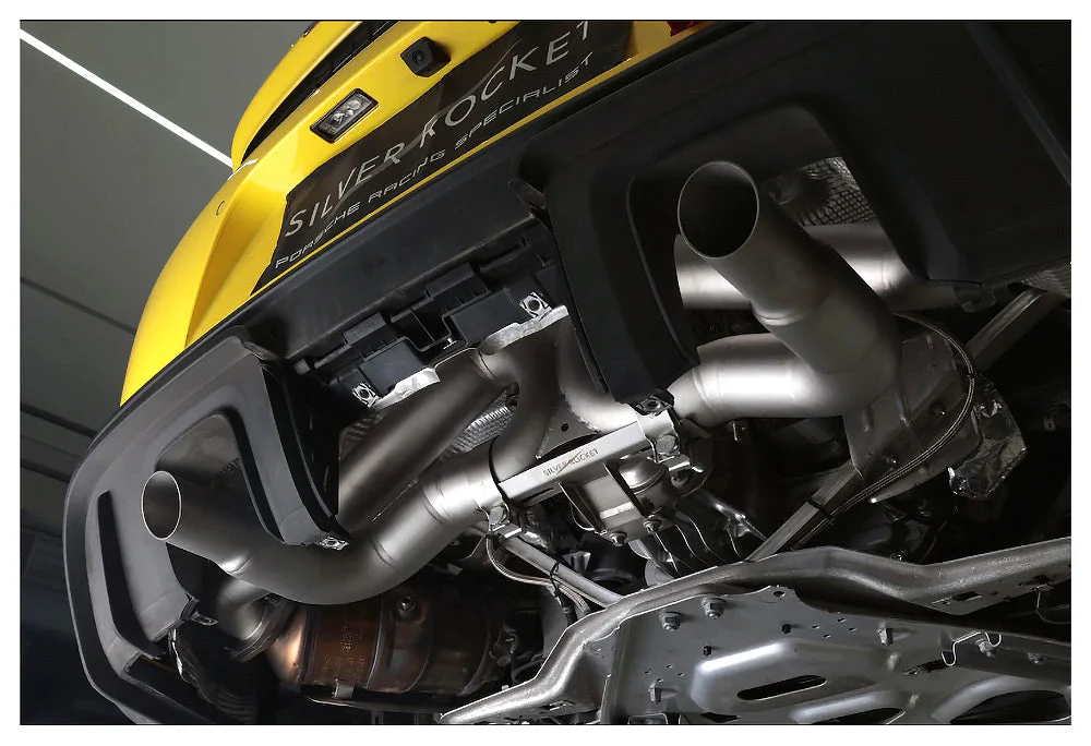 SilverRocket Titanium Ultralight Race Pipe for Porsche GT4 RS - Image 2