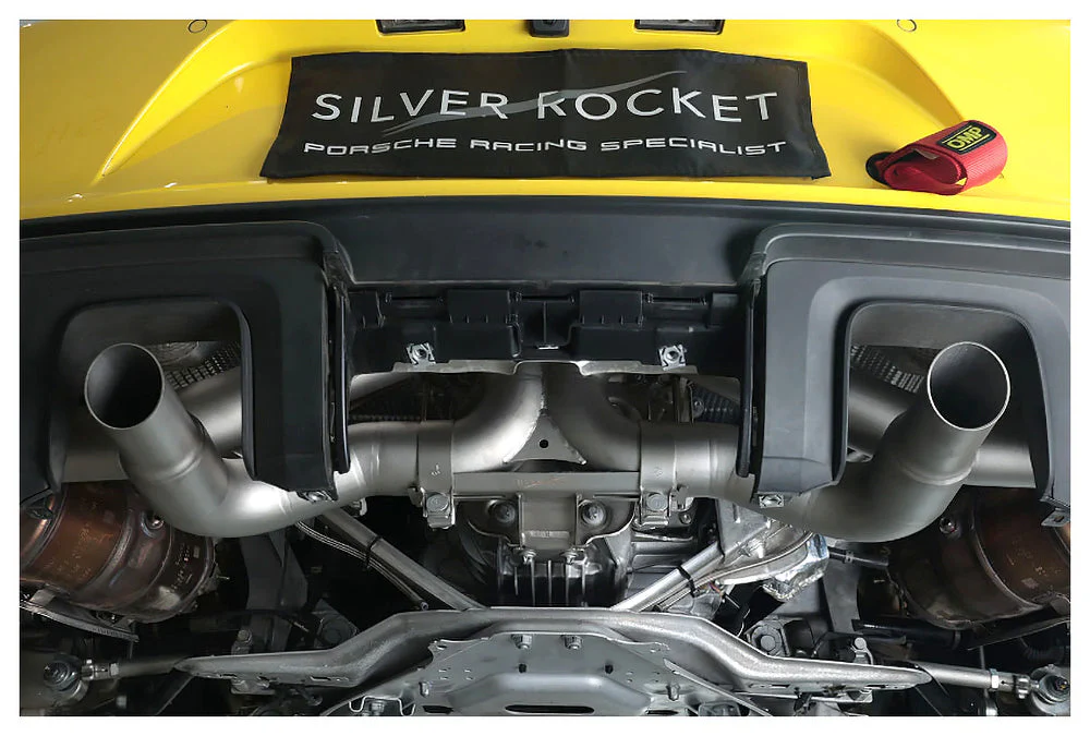 SilverRocket Titanium Ultralight Race Pipe for Porsche GT4 RS - Image 5