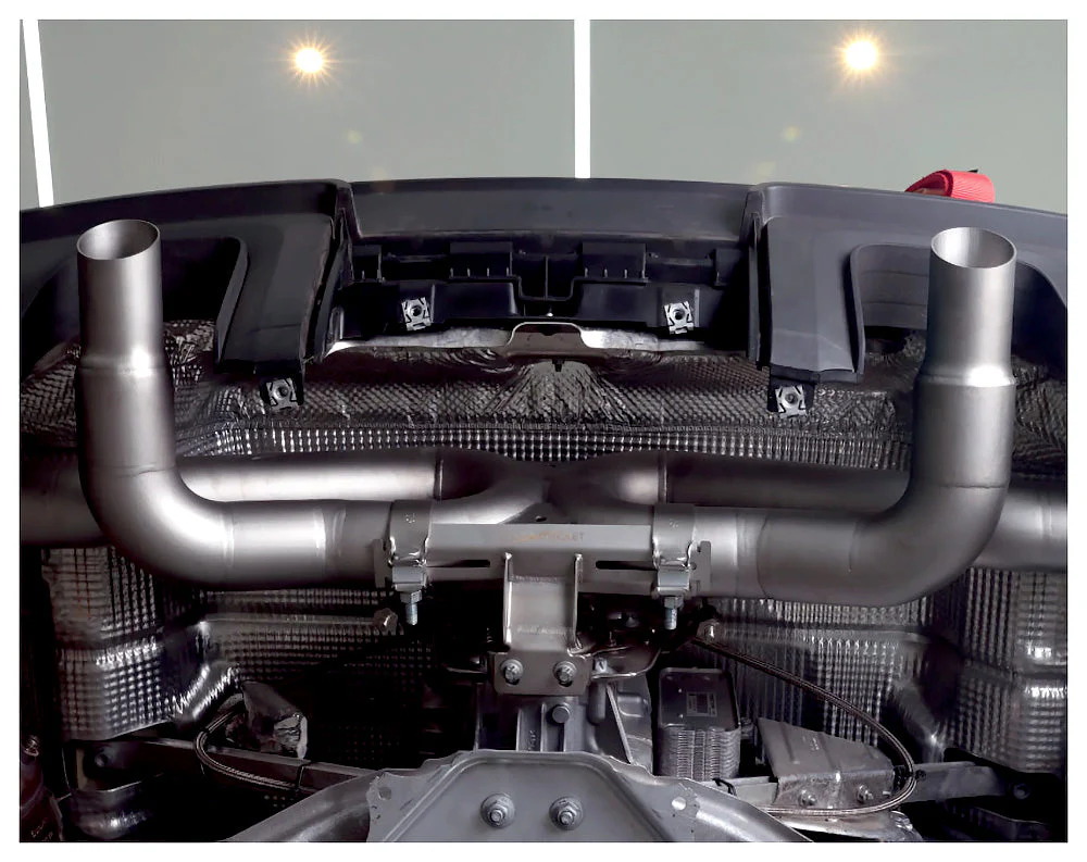 SilverRocket Titanium Ultralight Race Pipe for Porsche GT4 RS - Image 6